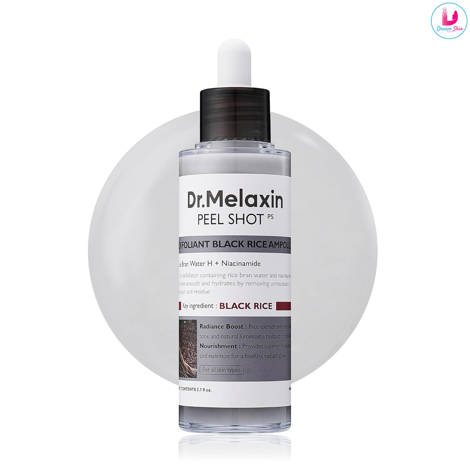 Dr.Melaxin Peel Shot Exfoliant Black Rice Ampoule [80ml]